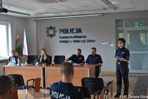 Zdjęcie spotkania policjantów