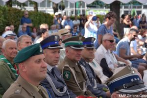 Komendanci Policji w Zielonej Górze i przedstawiciele innych służb