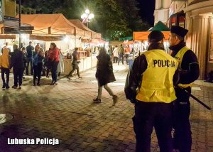 Policjanci na Winobraniu