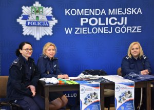 Policjantki reprezentujące Komendę Miejska Policji w Zielonej Górze