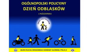 Ulotka Ogólnopolskiego dnia odblasków.