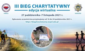 Ulotka trzeciego biegu charytatywnego.