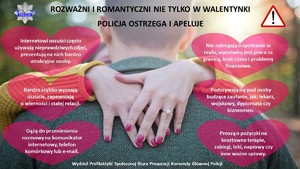 Ulotka z akcji Rozważni i romantyczni nie tylko w Walentynki