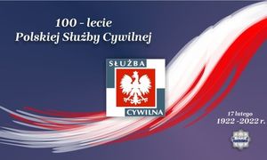 Ulotka z akcji 100-lecie Służby Cywilnej