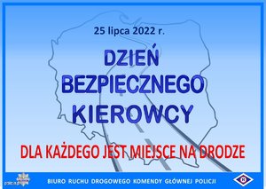 Ulotka z akcji dzień bezpiecznego kierowcy