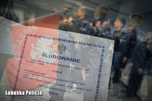 Kawałek roty z ślubowania nowo przyjętych policjantów.