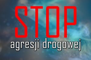 Ulotka &quot;stop agresji drogowej&quot;