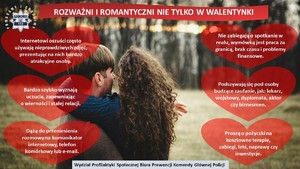 Ulotka z akcji &quot;Rozważni i romantyczni nie tylko w Walentynki&quot;