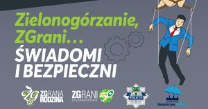 Ulotka z akcji Zielonogórzanie ZGrani i świadomi.