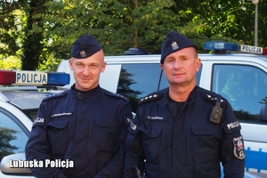 Policjanci którzy brali udział w akcji