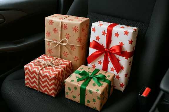 Prezenty zniknęły z otwartego samochodu. Przestroga w świątecznym pośpiechu