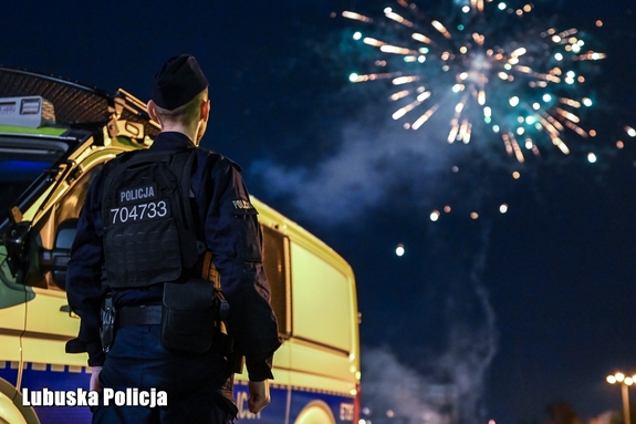 Pracowita służba lubuskich policjantów podczas sylwestrowej nocy